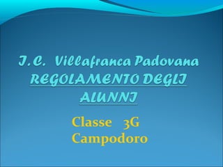 Classe   3G Campodoro 