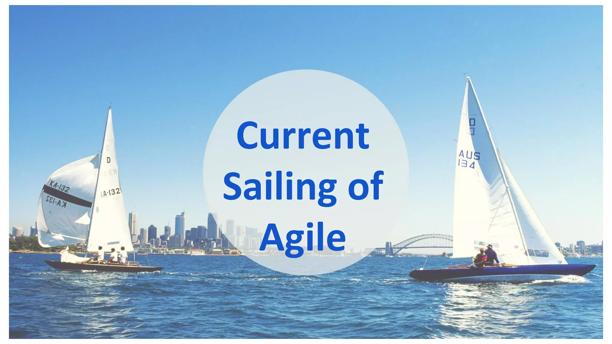 Current
Sailing of
Agile
 