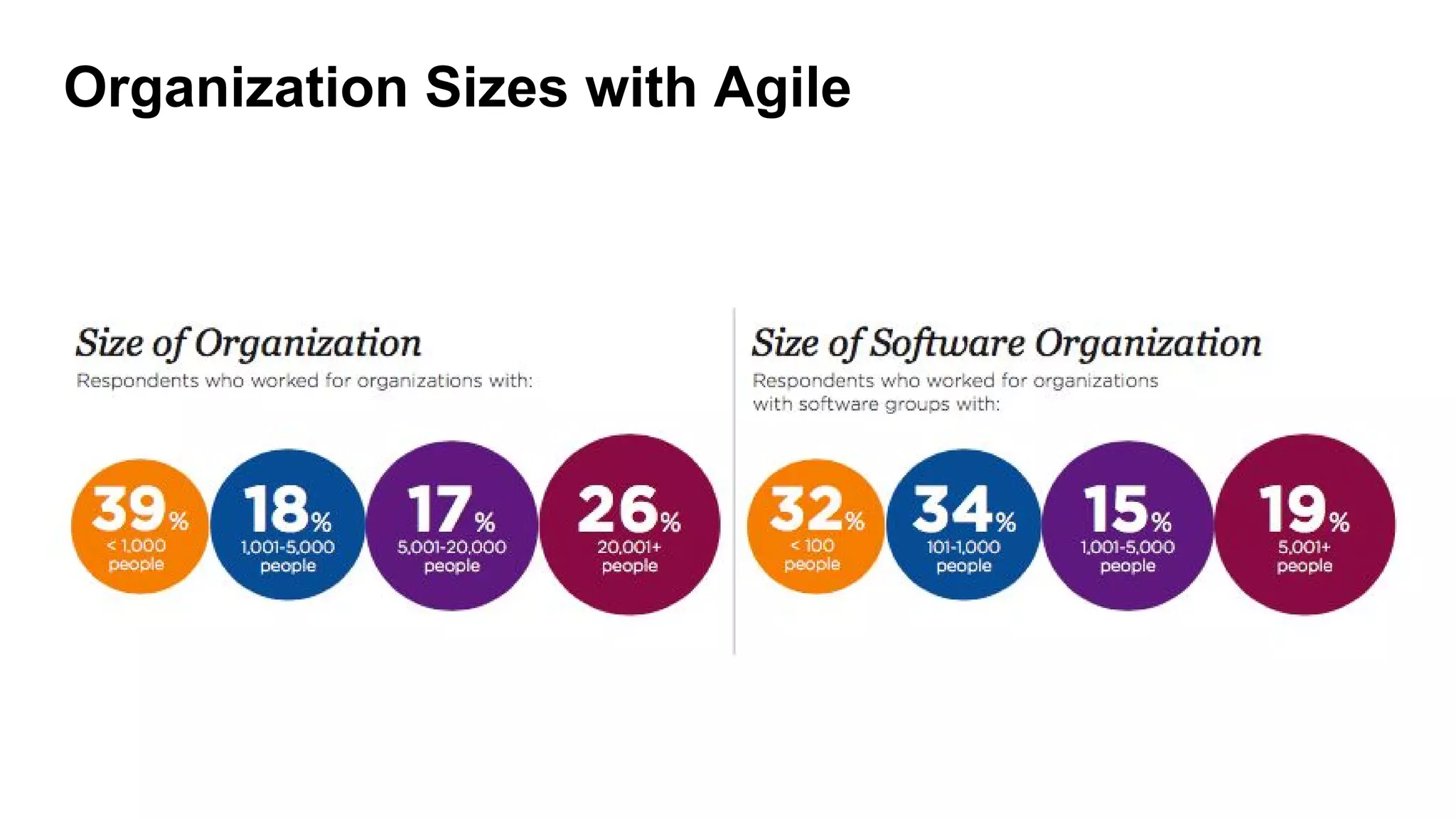 Organization Sizes with Agile
 