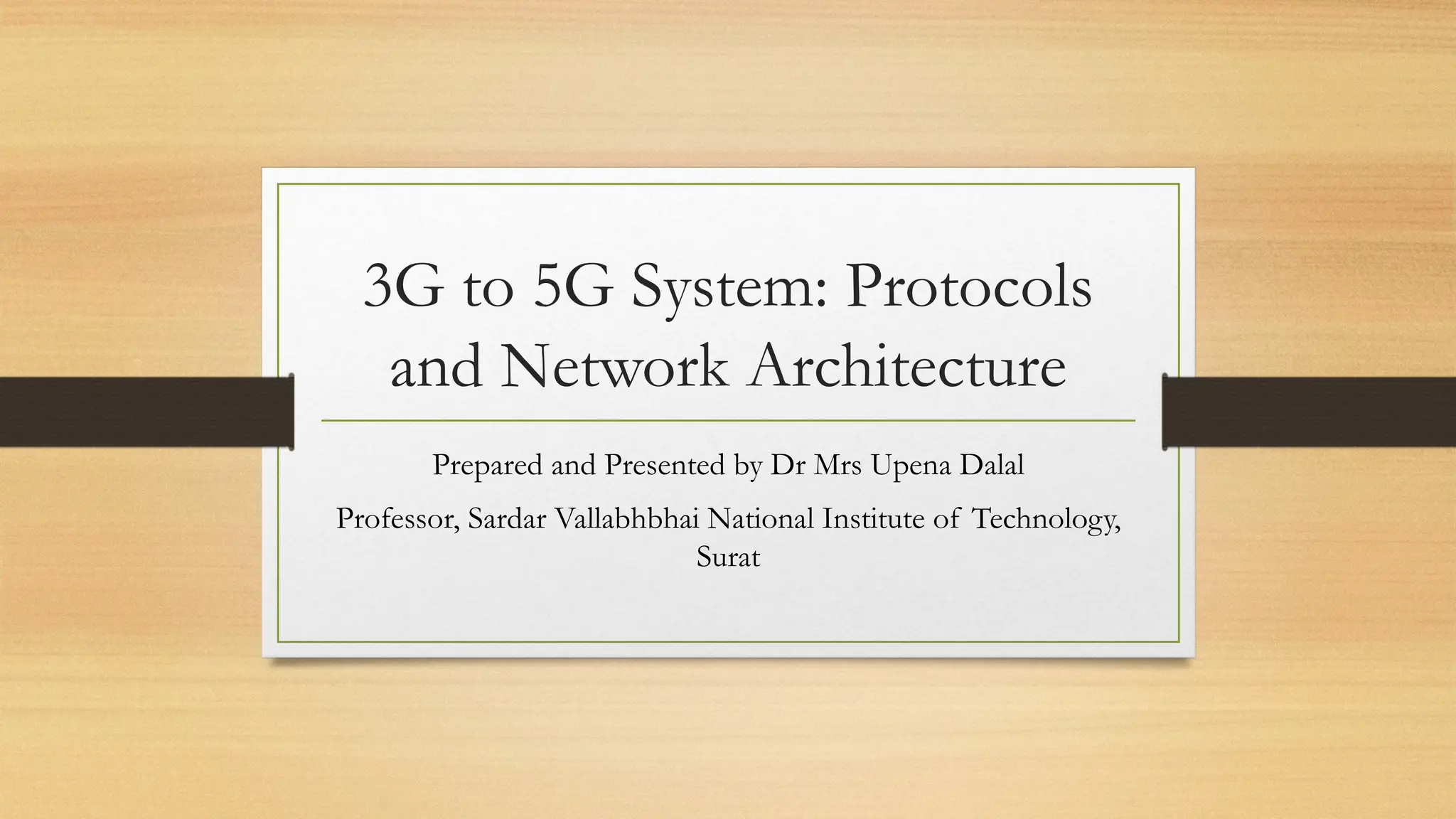3G to 5G Network Architecture and issues.pptx
