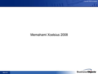 Memahami Xcelsius 2008 