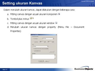 Setting ukuran Kanvas 
