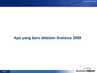 Apa yang baru didalam Xcelsius 2008 