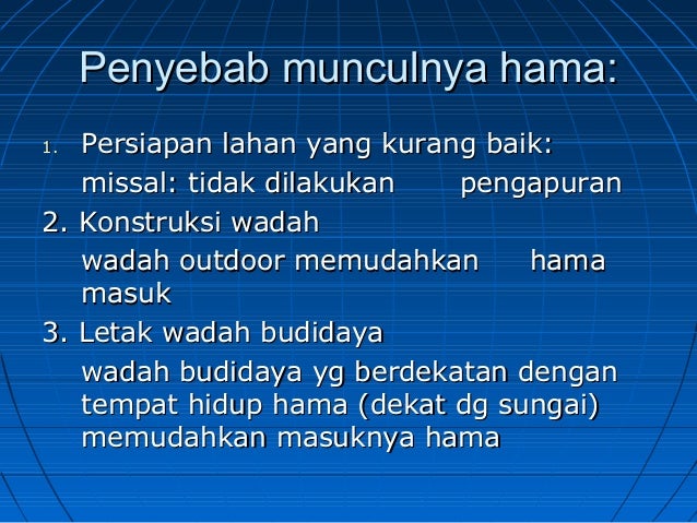 Hama dan penyakit ikan