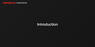 Introduction
 