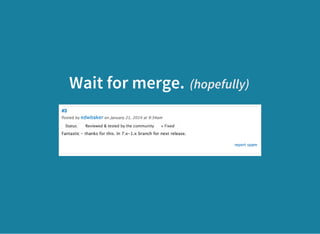Wait for merge. (hopefully)
 
