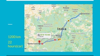 1200 km
22
hours(car)
 