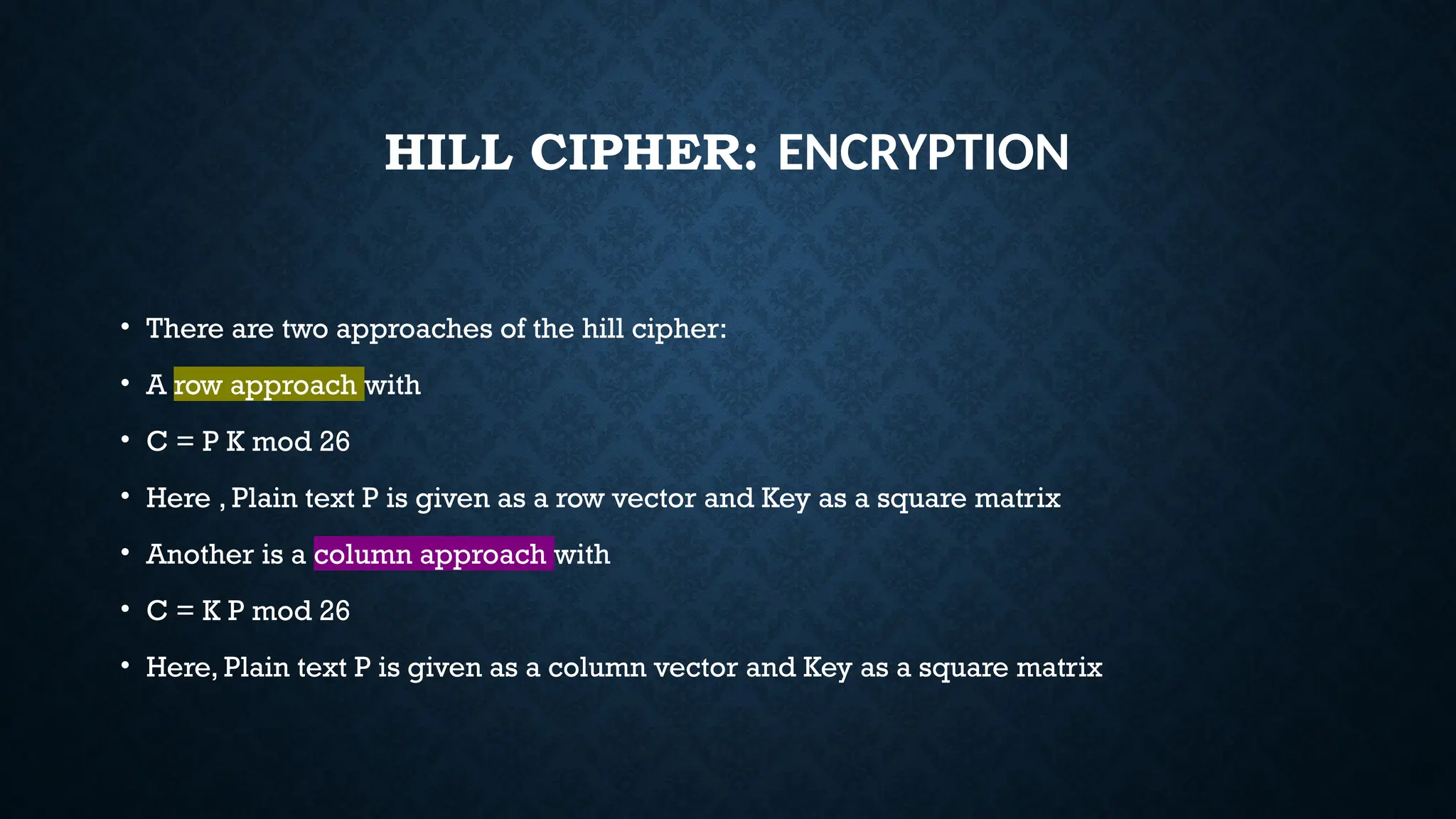 Cryptography_Hill Cipher for graduate student.pptx