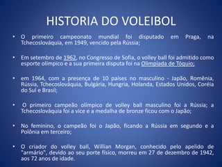 O primeiro Campeonato Mundial de Voleibol Masculino foi realizado em 1949 