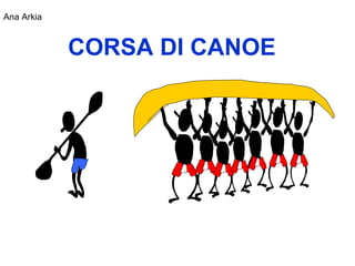 Reformatação by:
Ana Arkia
CORSA DI CANOE
 