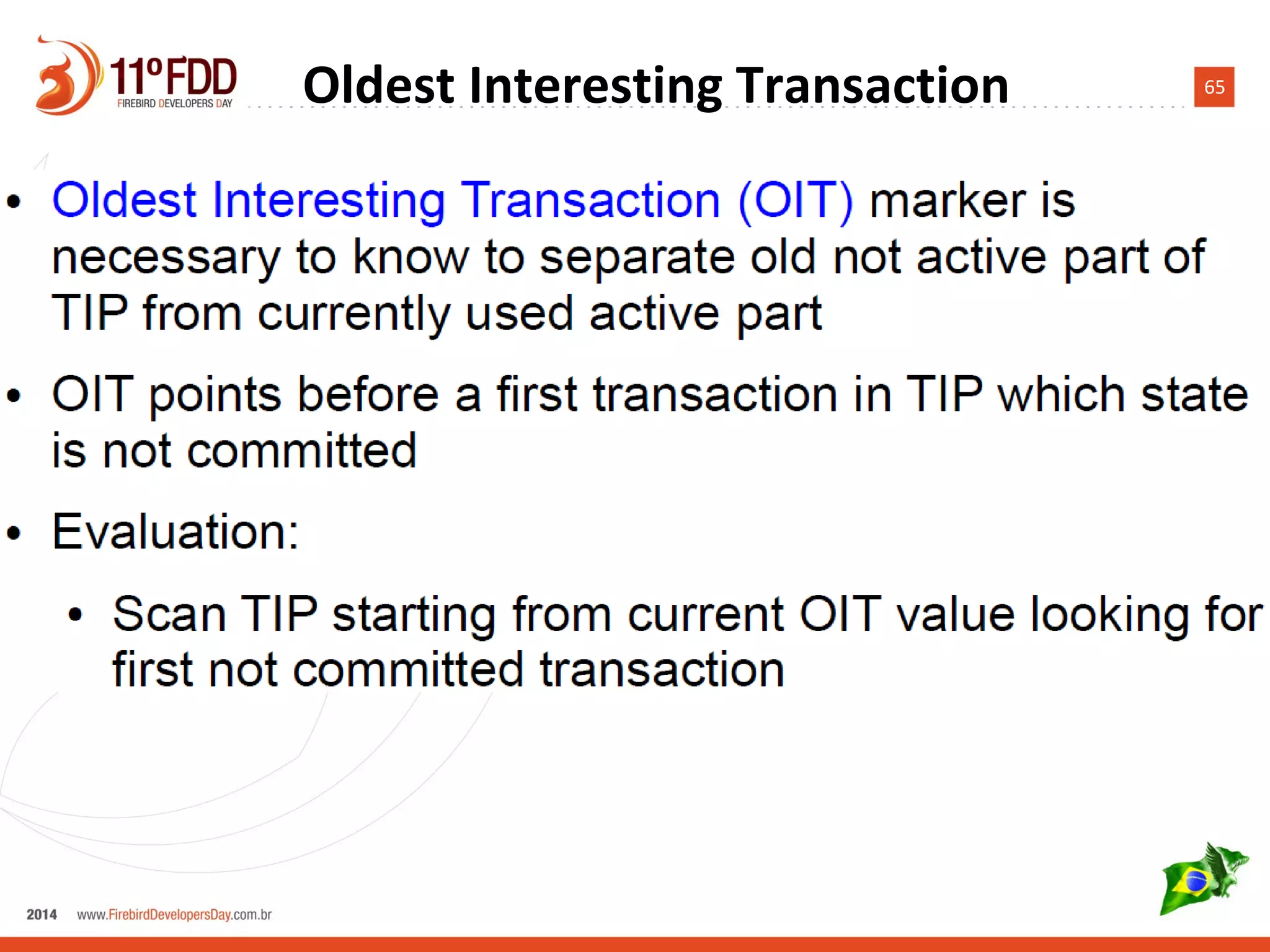 65Oldest Interesting Transaction
 