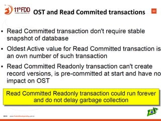 60
OST and Read Commited transactions
 