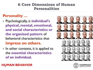 List Of Behaviors And Characteristics
