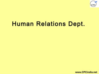 Human Relations Dept. 