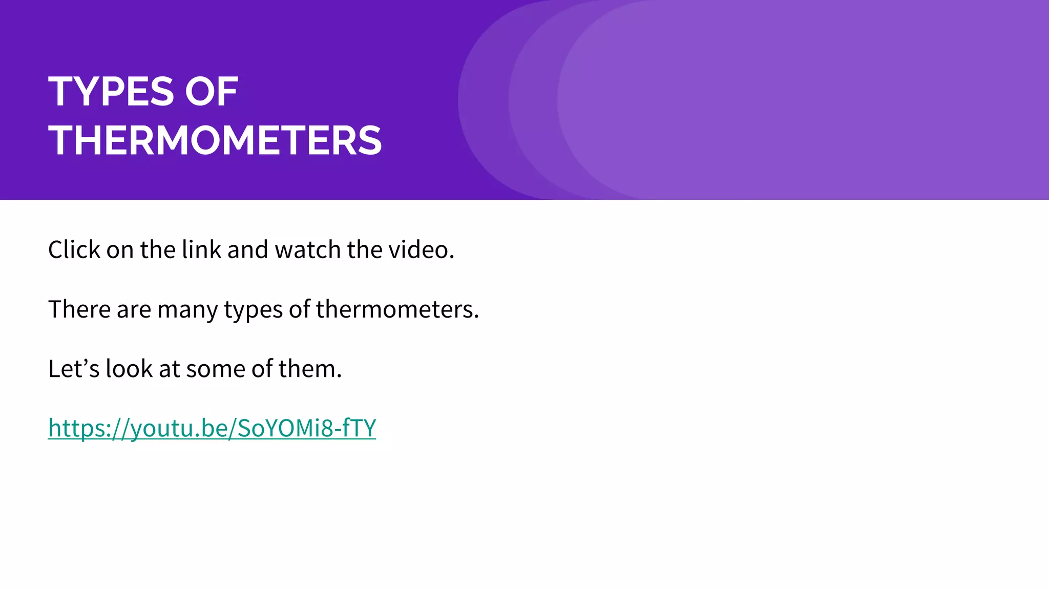 CSEC Science - Measuring Temperature