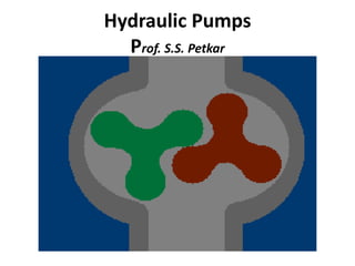 Hydraulic Pumps
Prof. S.S. Petkar
 