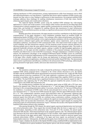 Modified electro-optical modulator based bipolar optical code division ...