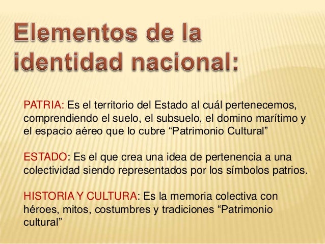 identidad nacional