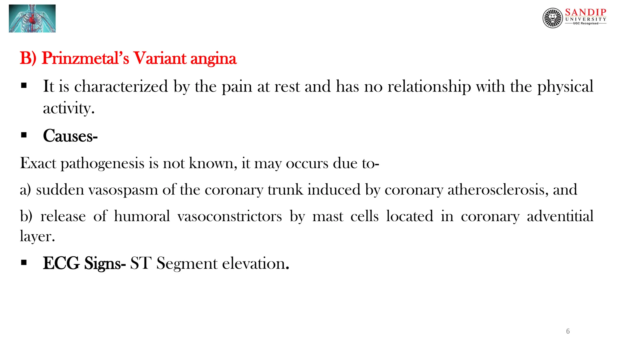 Cardiovascular Pathophysiology- Coronary Artery Disease (CAD)/Ischaemic ...