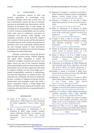 Comparative analysis of static and dynamic approaches to constructing ...