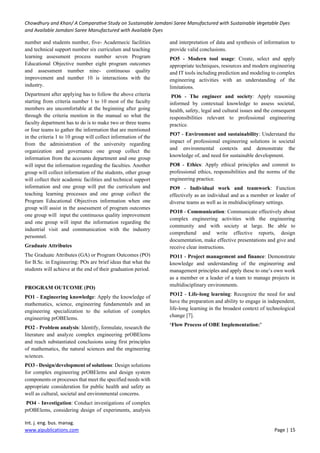 Implementing Outcome Based Education (OBE) in Textile Engineering ...