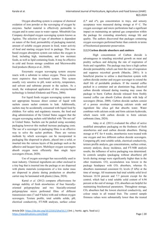 A Review on Recent Advances of Packaging in Food Industry | PDF