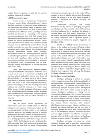 A Review on Recent Advances of Packaging in Food Industry | PDF