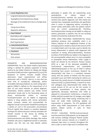 Diagnosis and Management of Asthma: A Review | PDF