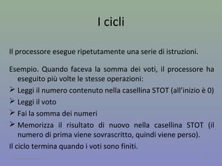 Attenzione al copyright!
Il software può essere:
 Open source. È software gratuito ed è possibile
modificare il codice sorgente.
 Freeware. Software distribuito gratuitamente.
 Shareware. Software gratuito per un periodo di
prova, dopo di che deve essere acquistato.
 Software proprietario. Software che deve essere
acquistato.
NB. Canzoni, giochi, film sono tutti protetti da copyright!
27A cura di Jacques Bottel
 