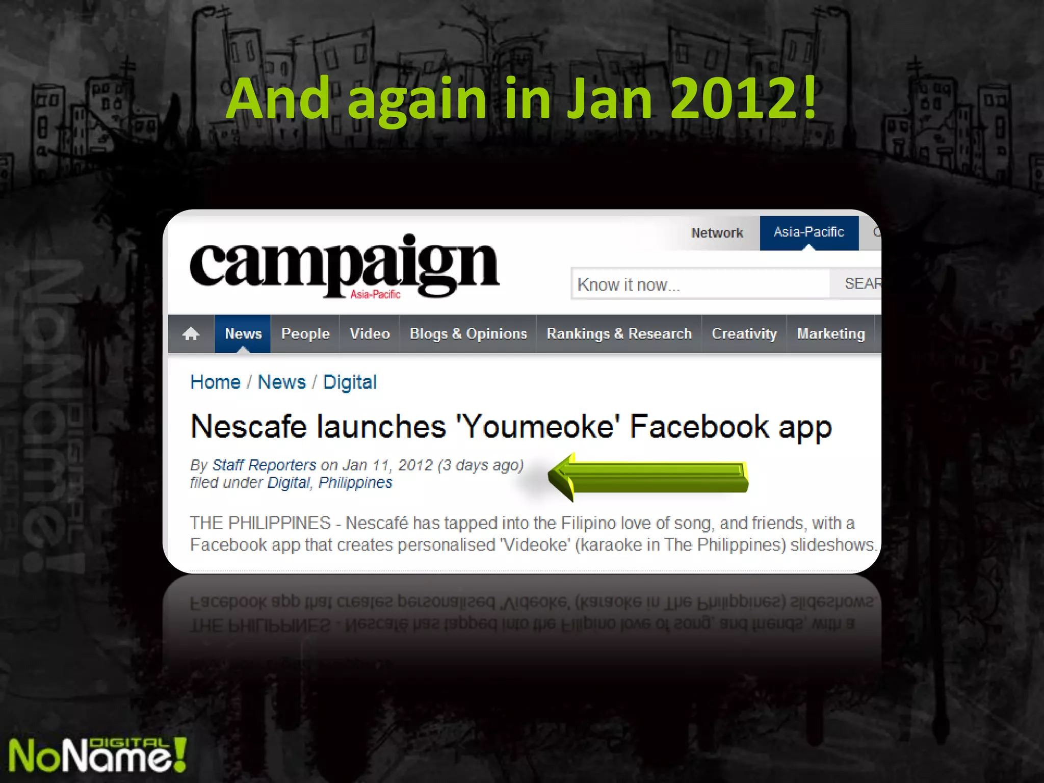 And again in Jan 2012!
 