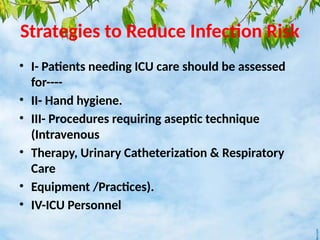 Infection prevention and control in ICU for nurses | PPTX
