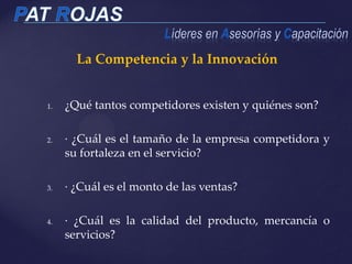 3 innovación y la competencia