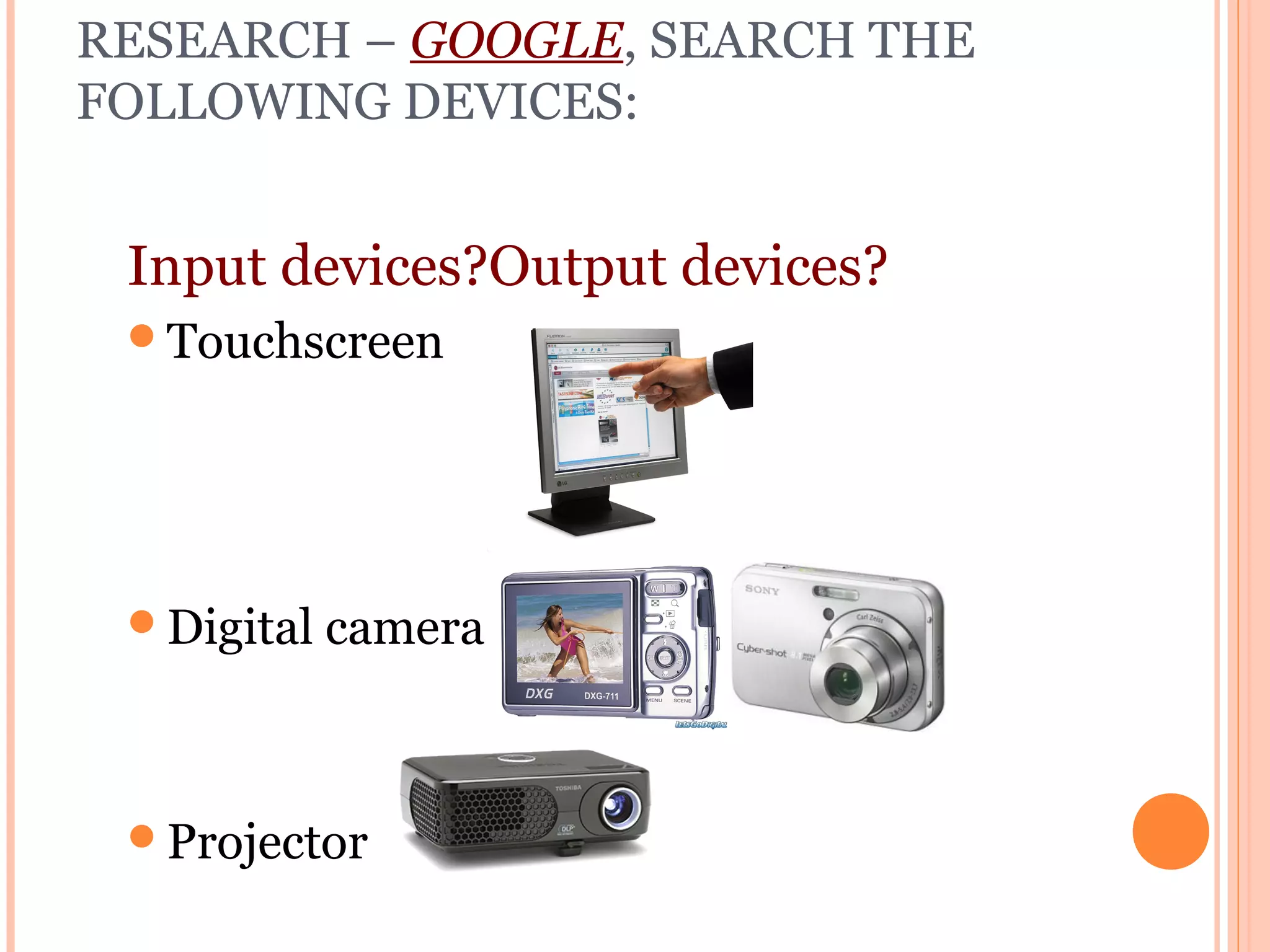 3 input, output and storage technologies | PPT