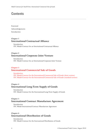 international commercial sale of goods | PDF