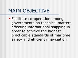 3 international shipping organization