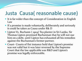 Reasonable Cause Example introduction to contract law termination of offer etc | PPTX