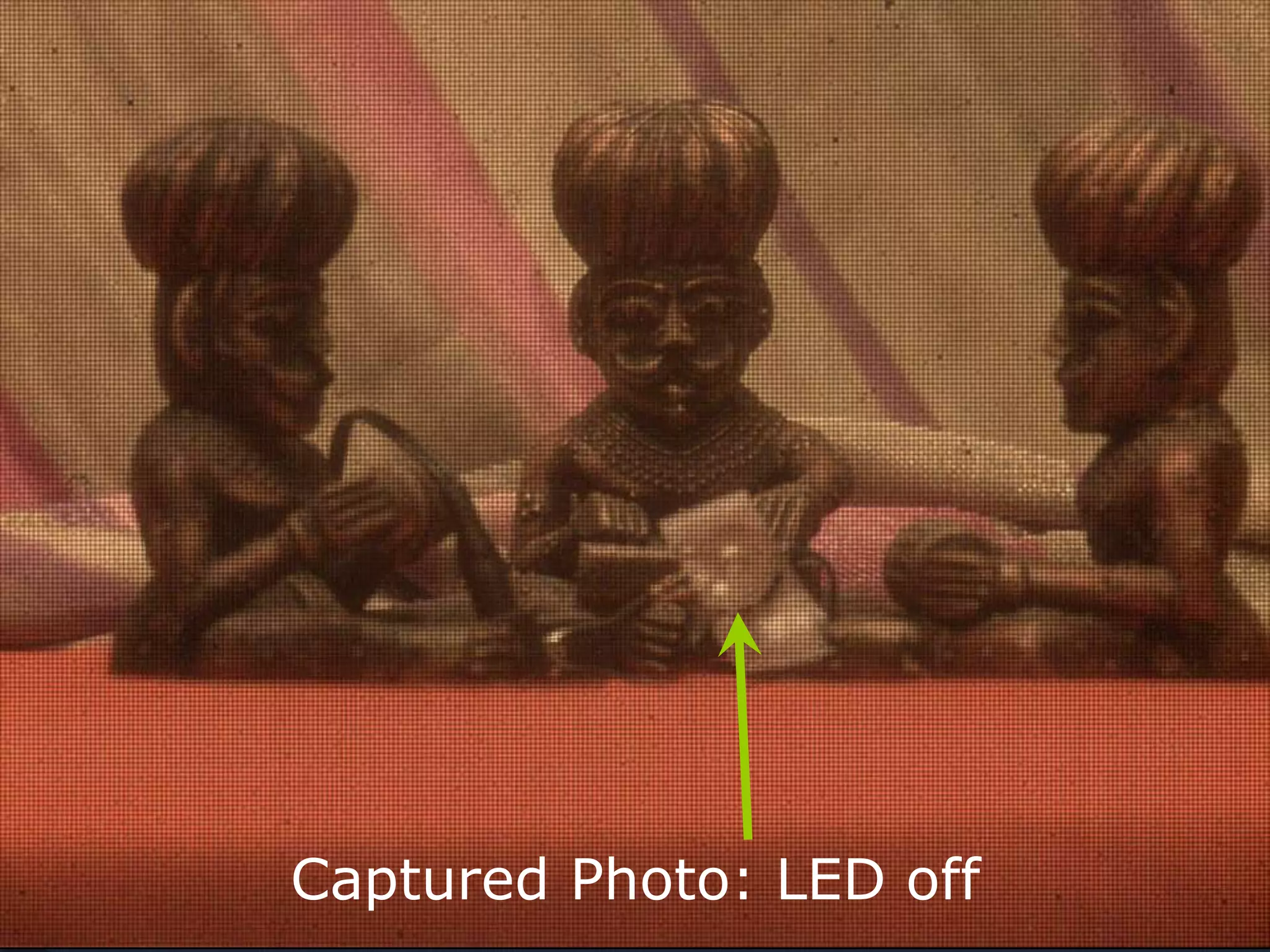 MERL, MIT Media Lab Glare Aware Photography: 4D Ray Sampling for Reducing Glare Raskar, Agrawal,
Wilson & Veeraraghavan
Captured Photo: LED off
 