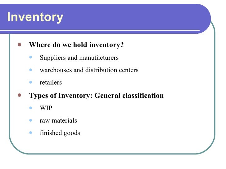 3 Inventory Management And Risk Pooling