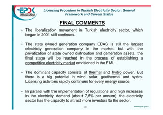 Turkish Electric Report.pdf Iskender Sahin, Energy Market Regulatory Authority of Turkey | PDF