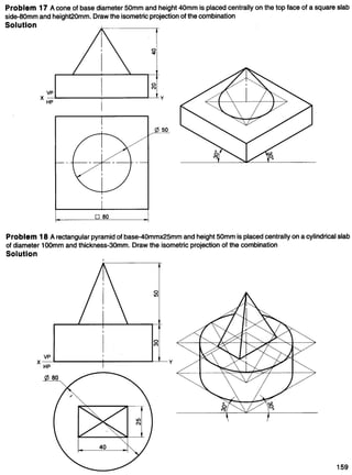 Engineering Graphics Block Projection of Isometrics- Engineering Graphics | PDF