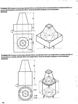 Engineering Graphics Block Projection of Isometrics- Engineering Graphics | PDF