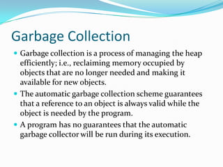 Java Advance Concepts | PPTX