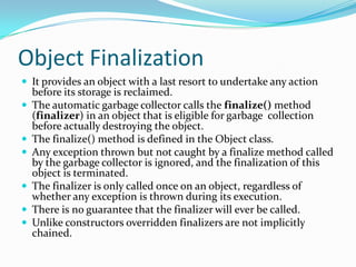 Java Advance Concepts | PPTX