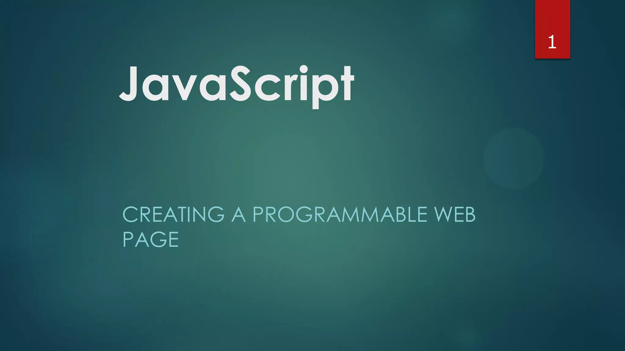 3. Java Script | PPT