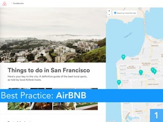 Best Practice: AirBNB
1
 