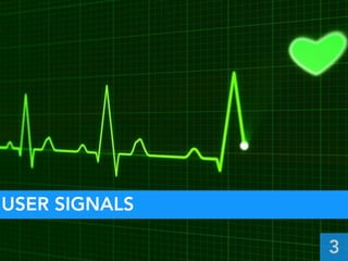 User Signals
USER SIGNALS
3
 