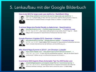 5. Lenkaufbau mit der Google Bilderbuch
 