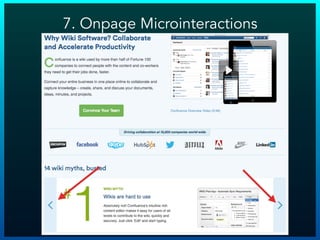 7. Onpage Microinteractions
 