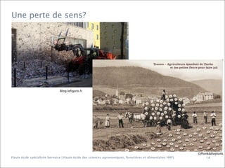 Une perte de sens?

Blog.lefigaro.fr

Haute école spécialisée bernoise | Haute école des sciences agronomiques, forestières et alimentaires HAFL

©Plonk&Replonk
14

 