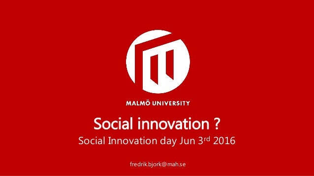 Science slam - definition of social innovation?